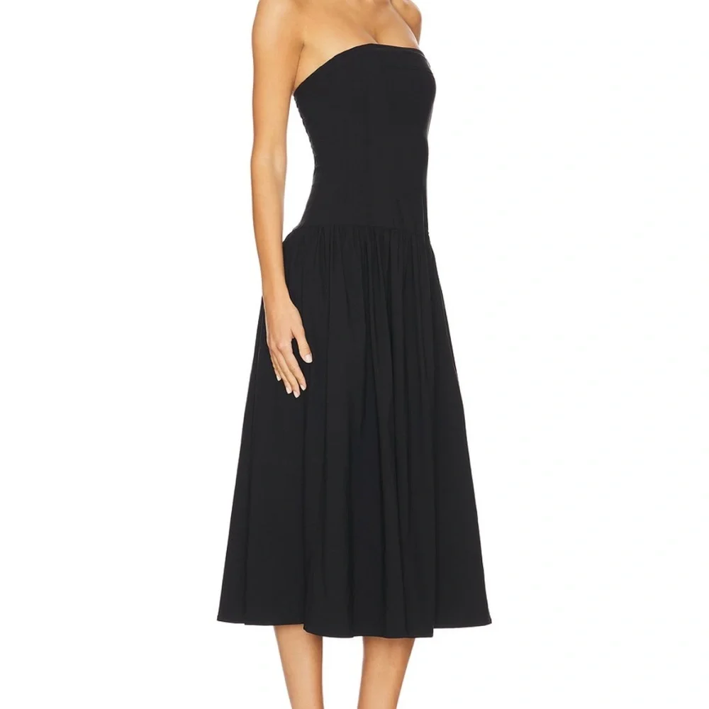 Strapless Corset Midi Dress - Picture 2 of 3